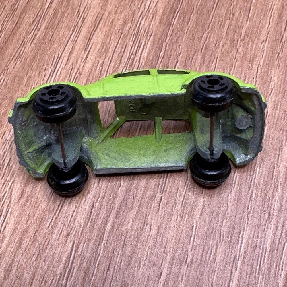 VTG Mini Toy Cars Hong Kong Green Beetle‎ Totsie Blue Porche 911 Diecast 70's